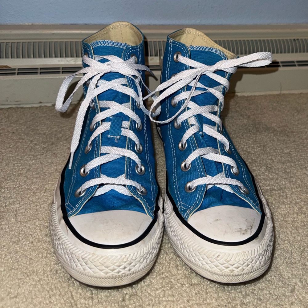 Blue Converse High-Top Sneaker